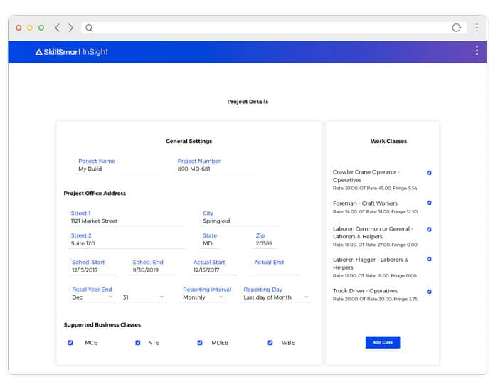 SkillSmart InSight Project Compliance Tracker